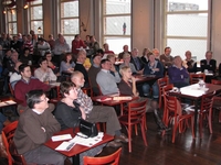 Aperitiefgesprek Geert Bourgeois, Foyer Sint-Niklaas